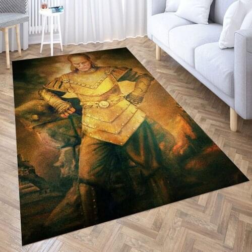 Ghostbusters II Carpet for Living Room 3D Anime Cartoon Rug Gamer Teen Room Bedside Lounge Rug Kids Children Floor Mats
