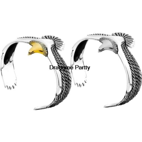 Mens Copper Eagle Pattern Bracelet Hammer Bracelet Mjolnir Viking Runes Amulet Jewelry Norse Mythology