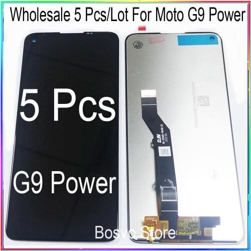WholeSale 5 Pcs/lot for Moto G9 Power LCD Screen Display with Touch Digitizer Assembly XT2091-3