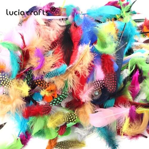 48pcs/lot 4-16cm Random Color Earrings Jewelry Accessories Natural Pheasant Feather Value Pack for Diy Arts Crafts H0521