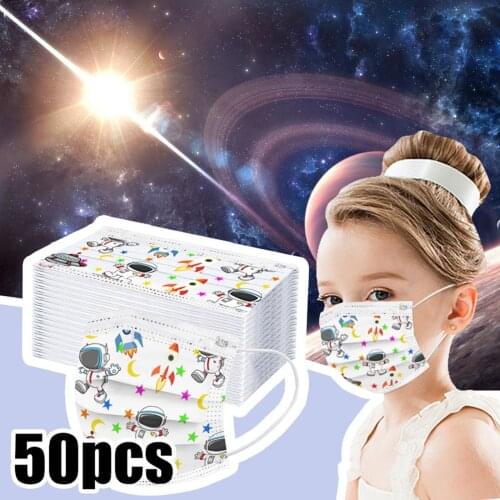 10/20/50/100 Childrens Disposable 3Ply Ear Loop mascarillas infantiles Scarf Halloween Cosplay MasK