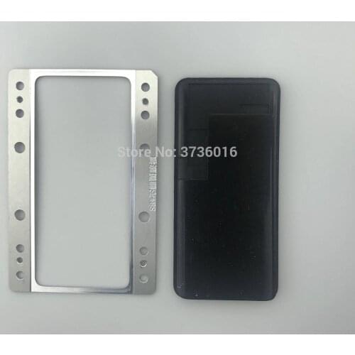 YMJ unbent flex black rubber and fix rubber mold for samsung S8 plus LCD OCA no bent flex lamination more convenience and safe