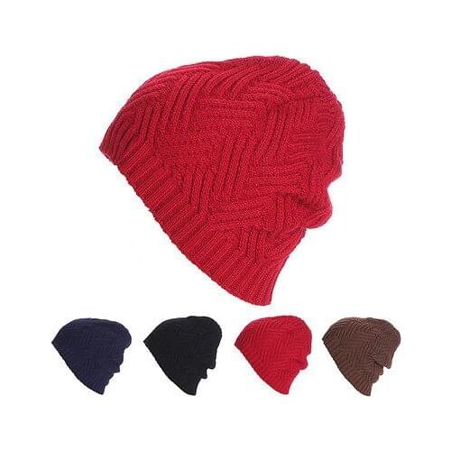 Women New Design Caps Twist Pattern Women Winter Hat Knitted Sweater Fashion beanie Hats For Women 6 colors gorros