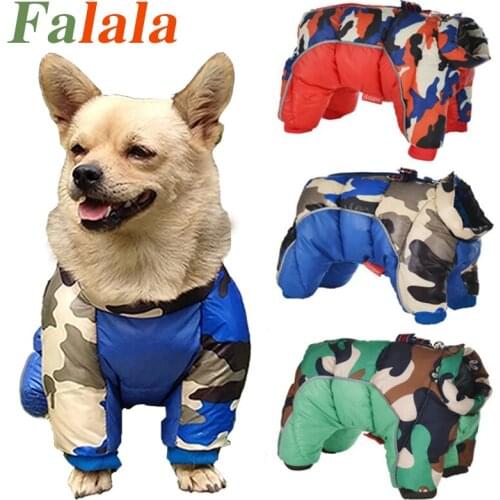 Winter Pet Dog Clothes Super Warm Jacket Thicker Cotton Coat Waterproof Small Dogs Pets Clothing For French Bulldog Puppy