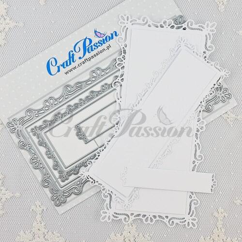 2021 AliliArts Metal Cutting Dies lace frame diy Scrapbooking Photo Album Decorative Embossing PaperCard Crafts Die