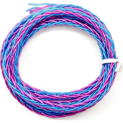 7N 8 Shares 152 Core Pure Single Crystal Copper Replacement Audio Cable DIY Earphone Cable Maintenance Wire Earphone Accessories