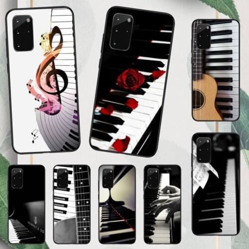 Music piano keyboard elegant Phone Case For Samsung galaxy A S note 10 7 8 9 20 30 31 40 50 51 70 71 21 s ultra plus shell