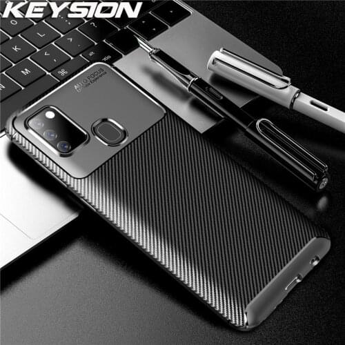 KEYSION Phone Case for Samsung A21S A41 A42 A31 A32 A11 A12 A01 A02 S Silicone Shockproof Cover For Galaxy M31 M21 M30S M51 M62