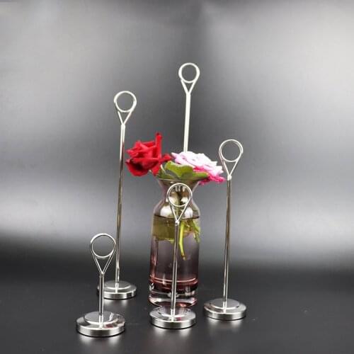 Menu Holder Name Place Card Stand Rack Table Number Menu Card Clip Photo Memo Holder Wedding Home Party Supplies Art Decor