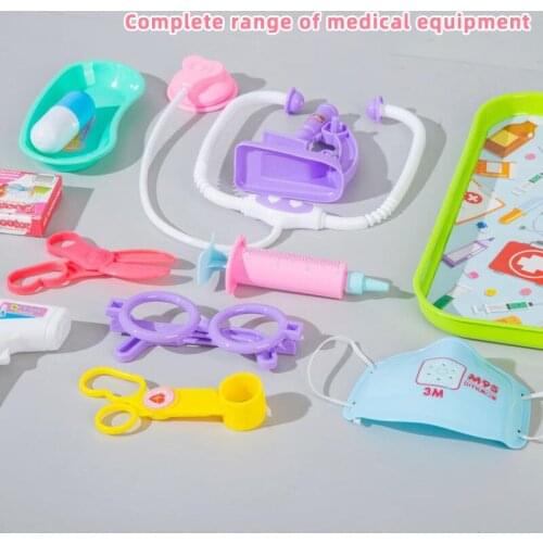 Childrens Medical Suit Toy Role Playing Doctor Stethoscope Medical Equipment Boy Girl Role Playing Toy Gift