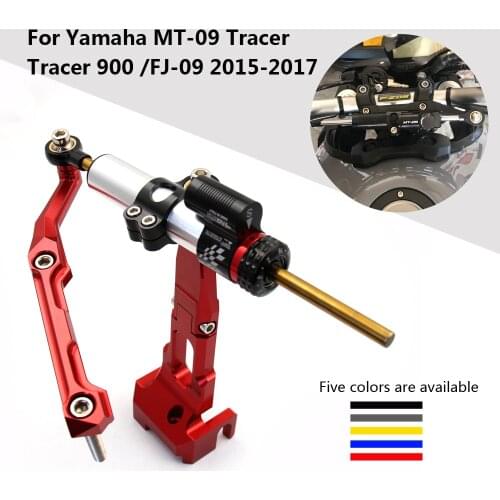 For Yamaha MT-09 Tracer Tracer 900 FJ-09 Motorcycle Accessories Steering Damper With Bracket 2013 2014 2015 2016 17