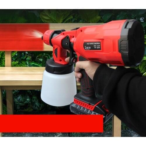 550W Electric Spray Gun 800ml Household Paint Sprayer Flow Control Airbrush Easy Spraying