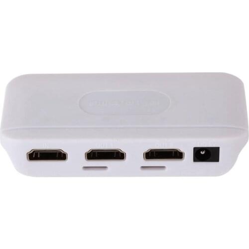 HOT-HDMI-Compatible Splitter, One-In-Two-Out High-Definition Video Tv Crossover Switch for Laptops, Ps4, Ps3, Etc