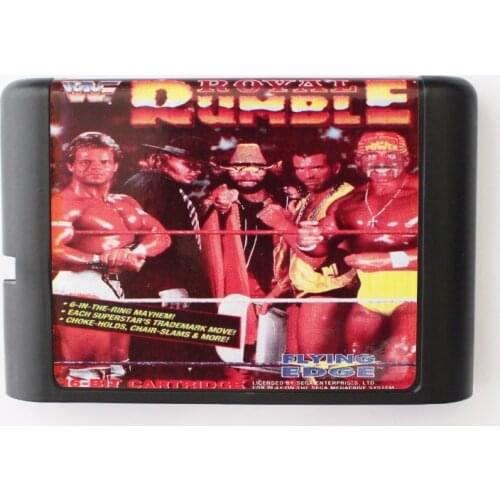 Royal Rumble 16 bit MD Game Card For 16 bit Sega MegaDrive Genesis game console