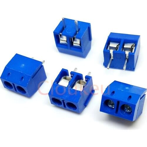 KF301-2P Connecting terminal KF301 2Pin 5mm PCB terminal Can splice 300V15A 5Pcs