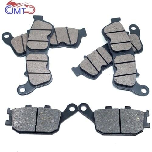 For Honda Transalp 700 XL700V XL 700 V ABS 2008 2009 2010 2011 Front Rear Brake Pads Set Scooter Parts