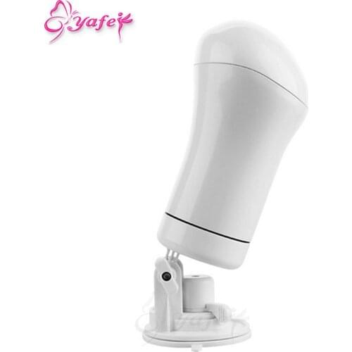 Multispeed Male Masturbation Strong Suction Cup Body-Safe Soft Silicone 165 Rotating Man Masturbation Cup Erotic Sex Machine