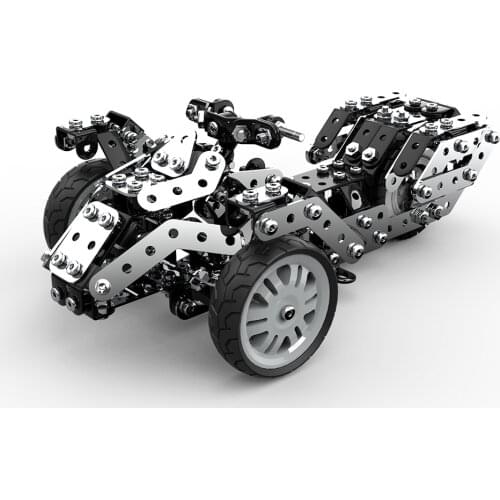 498Pcs Inverted Tricycle Assembly Kit DIY Metal Puzzle Model Kit Adults Kids Jigsaw Toys Children Educational Toy Drop Shipping