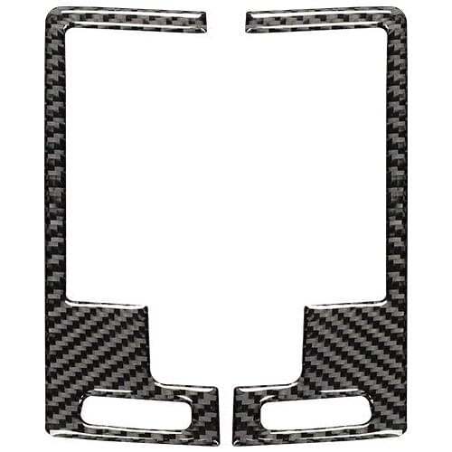 For Nissan 350Z 2006-2009 Carbon Fiber Sticker Air Outlet Frame Air Vent Trim Modified Cover Frame