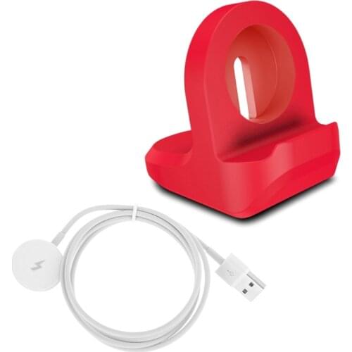 2021 New Portable Wireless Charging Base Stand Dock Smart Watch Charger Cable Bracket for fossil- Q Gen 1 Gen 2 Gen 3 Watch