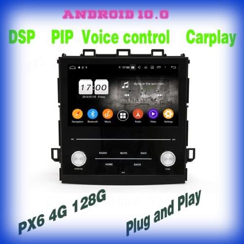 PX6 Android 10.0 Car GPS radio DSP player for Subaru forester Impreza XV 2018 2019 2020 with 4+64GB Auto Stereo