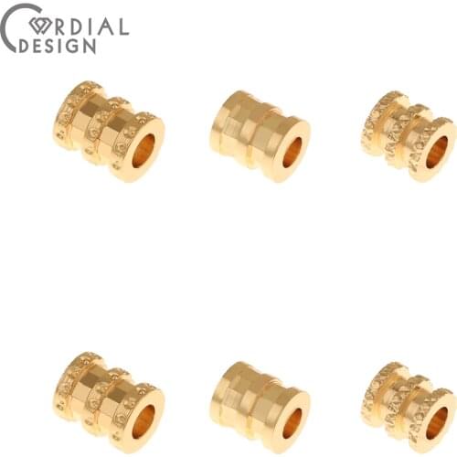 Cordial Design 100Pcs Jewelry Accessories/DIY Making/Copper Beads/Jewelry Findings Components/Hand Made/Loose Beads For Bracelet