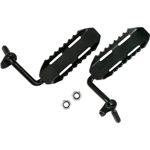 Pair Steel Front Foot Pegs Rest Pedal for Jeep Wrangler JK 2DR JKU 4DR 2007-2018 Accessories