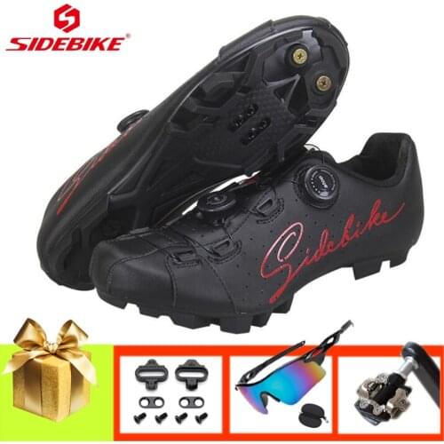 SIDEBIKE Cycling Shoes Men Women Sapatilha Ciclismo Mtb SPD Pedals Breathale Self-locking Professional Riding Bicycle Sneakers