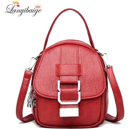 Vintage Pu Leather Women Handbag Small Tote Bags Luxury Handbags Women Bags Designer Shoulder Messenger Bags for Women 2020