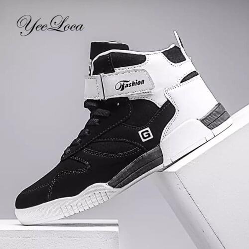 YEELOCA Men's Leather Sneakers