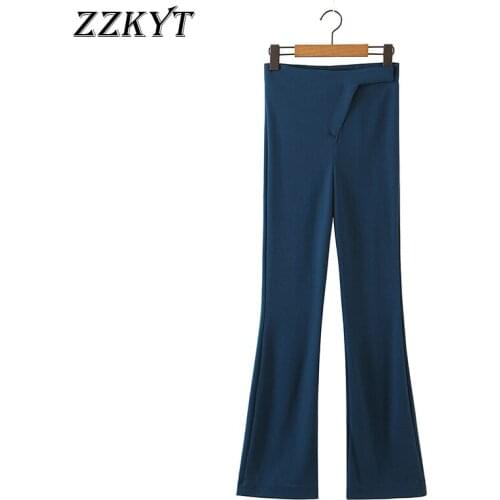 Женские брюки с высокой талией ZZKYT China At AliExpress