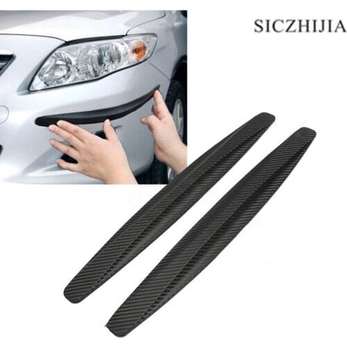 1 pair of carbon fiber bumper bumper strips for Toyota Camry Corolla RAV4 Yaris Highlander/Land Cruiser/PRADO Vios Vitz/Reiz
