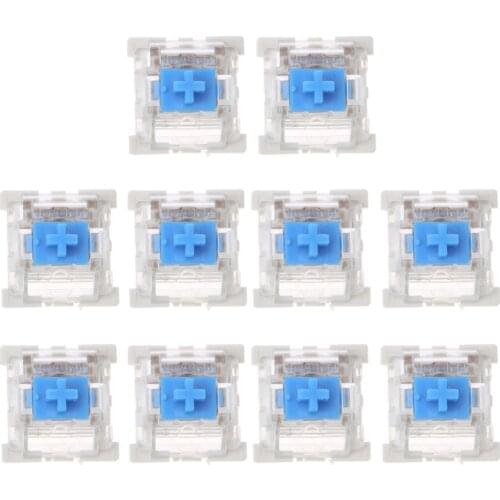 10Pcs 3 Pin Mechanical Keyboard Switch Blue for cherry MX Keyboard Tester Kit
