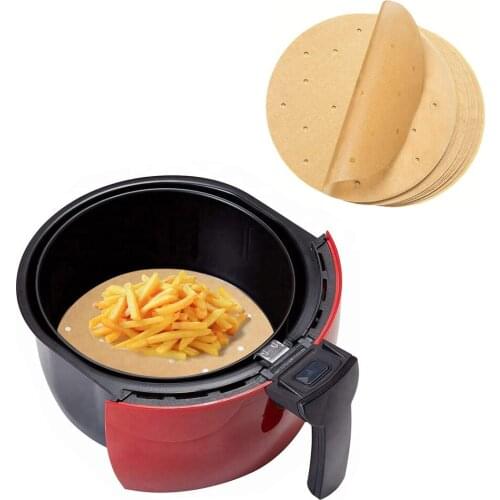 100pcs Air Fryer Parchment Paper, Air Fryer Liners, Premium Perforated Parchment Paper Compatible with Philips