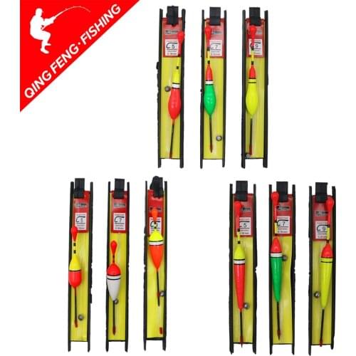 3pcs/lot Carp Fishing Line Bobber Group Fish Float Fishing Tackle China Hook Buoy Fish Floating Tiple Suit Accessories