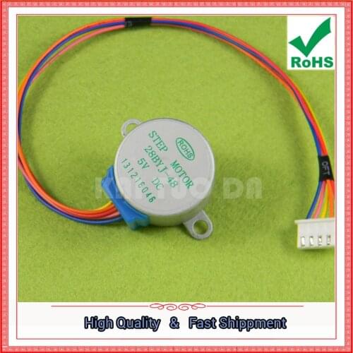DC5V4 phase 5-wire stepper motor 28YBJ-48 28BYJ48 lead 25CM deceleration stepper motor H6B2
