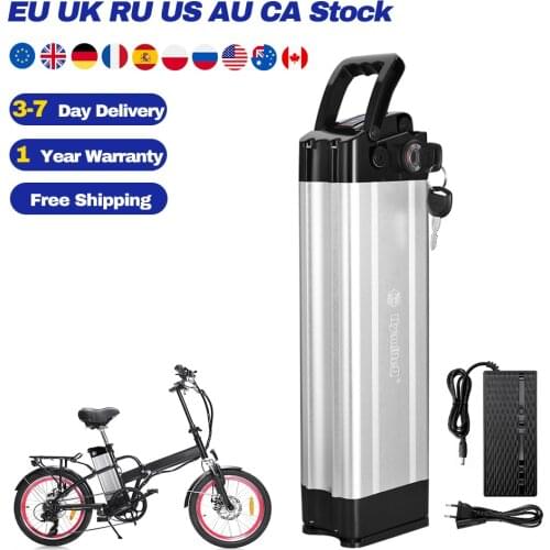 E-Bike Silver Fish Battery 36V 17.4Ah Electric Bike Battery For 250W 350W 500W Bafang TSDZ2 Motor Electric Bicycle Kits