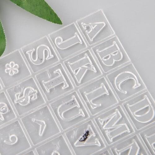 Letters Numbers Silicone Clear Seal Stamp DIY Scrapbooking Embossing Photo Album Decorative Paper Card Craft Art Handmade Gift