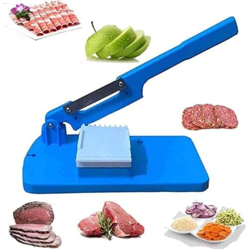 Household Manual Meat Slicer Frozen Lamp Cutting Machine Beef Herb Mutton Rolls Cutter Meat Slicer Veggie Cutter Kitchen Tools