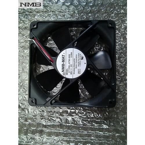 For NMB 4710NL-07W-B69 12025 48V 0.2A 12cm server inverter pc case cooling fan