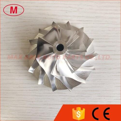 GT2871 49.20/70.98mm 11+0 blades high performance milling/aluminum 2618/Billet compressor wheel for racing