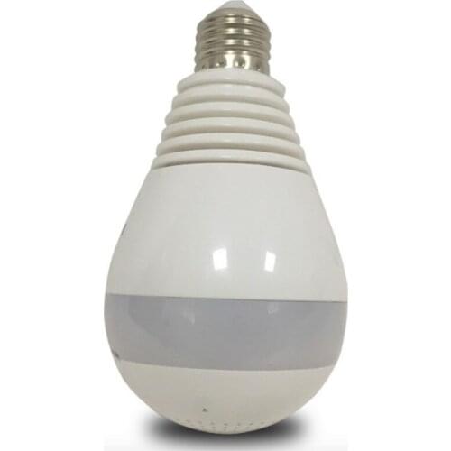 Lihmsek IP Camera Wi-Fi Bulb Lamp Fisheye Panoramic Surveillance Security Camera CCTV 1080P 360 degree 2MP WIFI Wireless Camera