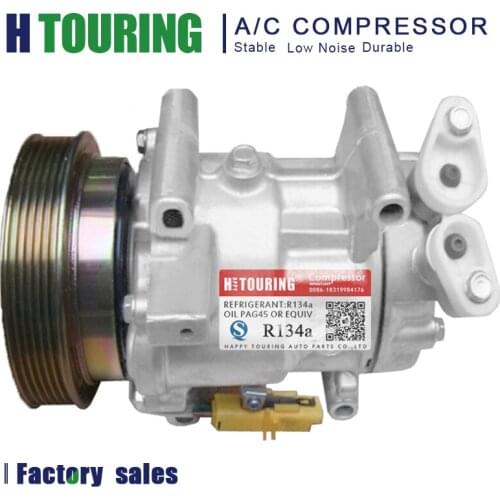 For SD6V12 A/C Compressor NISSAN MARCH III NOTE DUALIS 1.5 1.4 03-10 8200953359 8200756 601 TSP0155491 27630-00QAP 8200578856