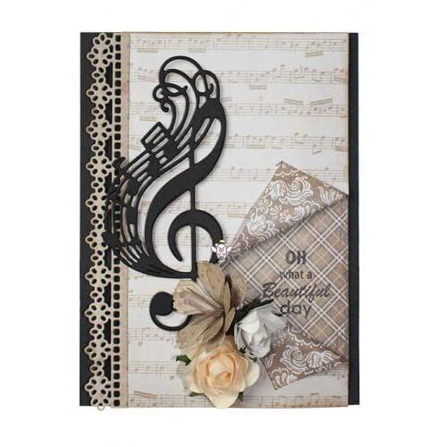 Musical note decoration metal Cutting Dies Stencils DIY Scrapbooking Paper/photo Cards Embossing Dies