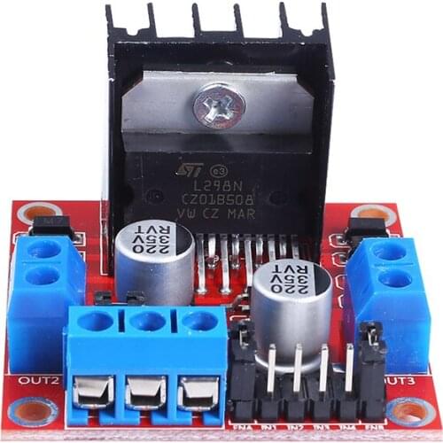 L298N DC Motor Driver Board Module, Double Channel H Bridge Stepper Motor rive Controller Board Module For Robot Smart Car