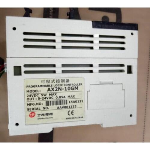 PLC AX2N-10GM , Used one , 90% appearance new , 3 months warranty , fastly shipping