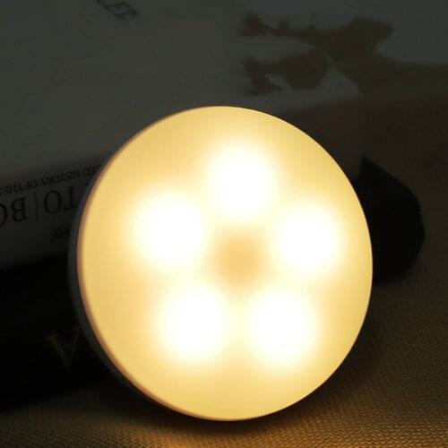 USB Charging Bedroom Decor Motion Sensor Lights Battery Powered LED Night Light For Staircase Closet Room Aisle Lighting