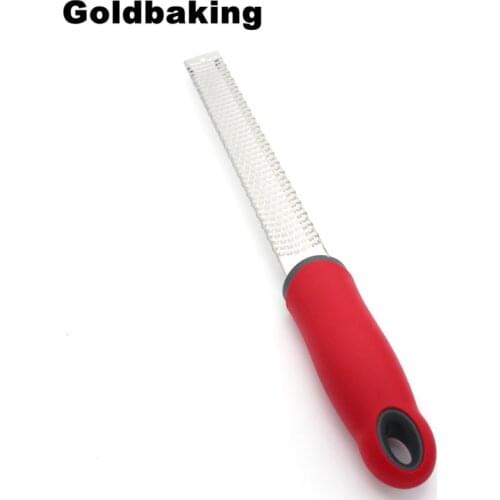 Stainless Steel Cheese Grater and Lemon Zester Gringer Cutter with Non-slip Comfort Handle