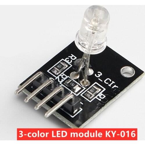 3-color LED module KY-016 for three-color RGB module plug-in DIP