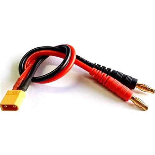1pcs RC Battery Charge XT30 to 4.0mm Banana Plug 16AWG 20cm Cable Connector for RC Helicopter Quadcopter Lipo Battery